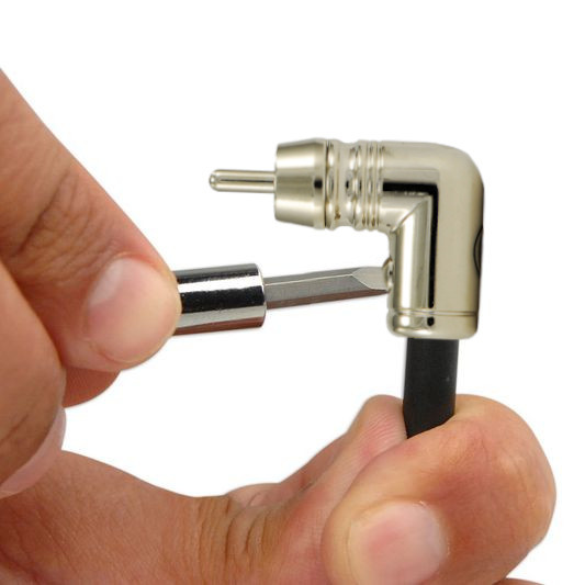 Planet Waves lödfria vinklade RCA-kontakter, 5-pack