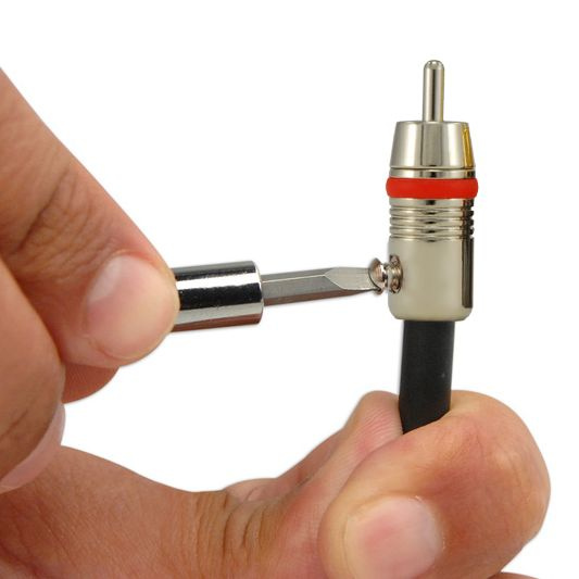 Planet Waves lödfri singel koaxialkabel, svart lösmeter