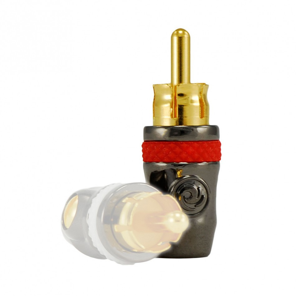 Planet Waves HD-RCA, juottamaton RCA-liitin, punainen, kpl