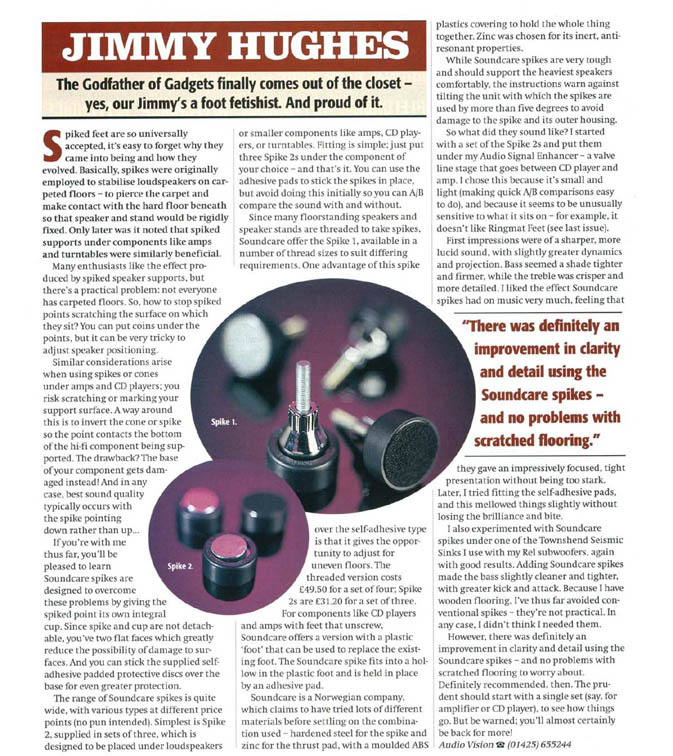 Soundcare Superspikes M8-gänga 4-pack