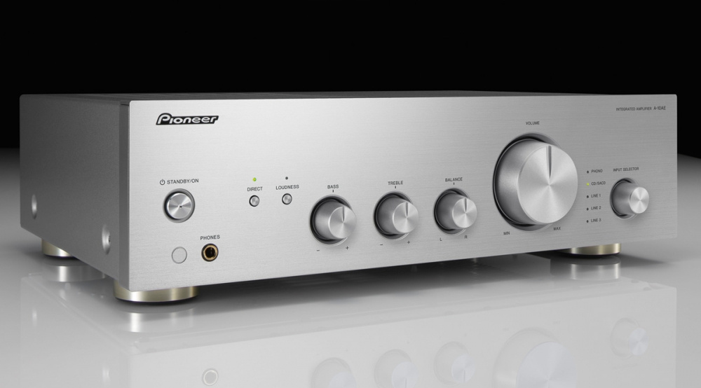 Pioneer A-10AE förstärkare, silver
