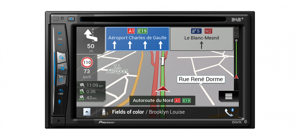 Pioneer AVIC-Z730DAB, smart bilstereo med navigation