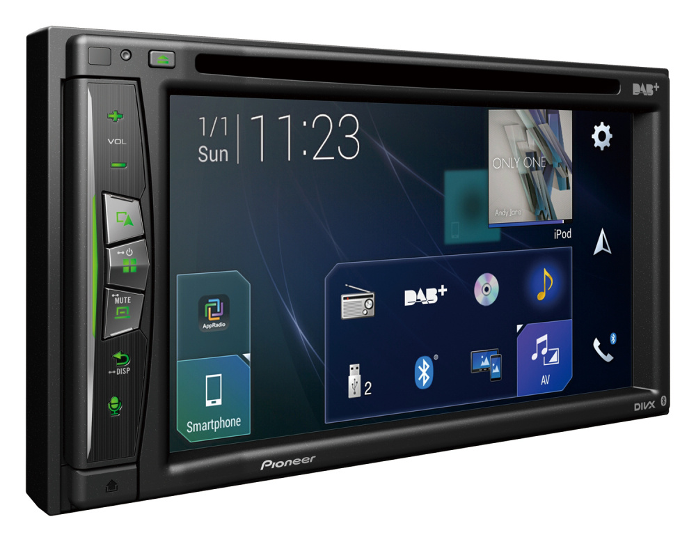 Pioneer AVIC-Z730DAB, smart bilstereo med navigation