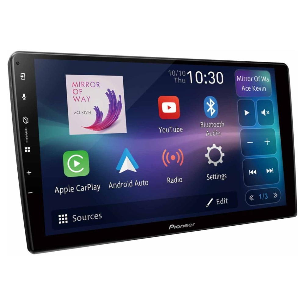 Pioneer SPH-PF97BT, 9 tuuman autosoitin langattomalla CarPlay/Android Autolla