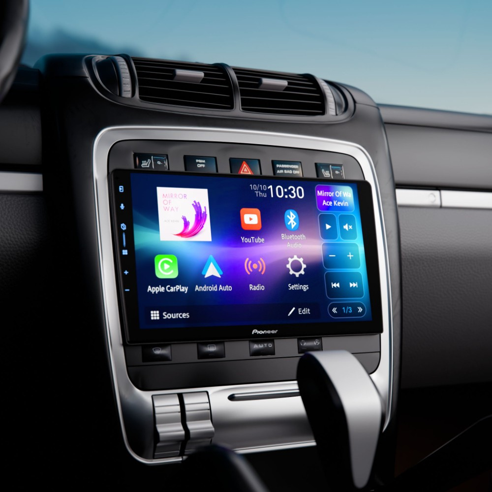 Pioneer SPH-PF97BT, 9 tuuman autosoitin langattomalla CarPlay/Android Autolla
