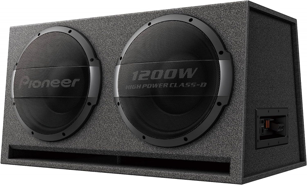 Pioneer TS-WX1220AH, aktiivinen portattu 2x12 tuuman bassokaiutin 600W RMS