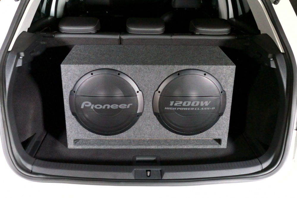 Pioneer TS-WX1220AH, aktiivinen portattu 2x12 tuuman bassokaiutin 600W RMS