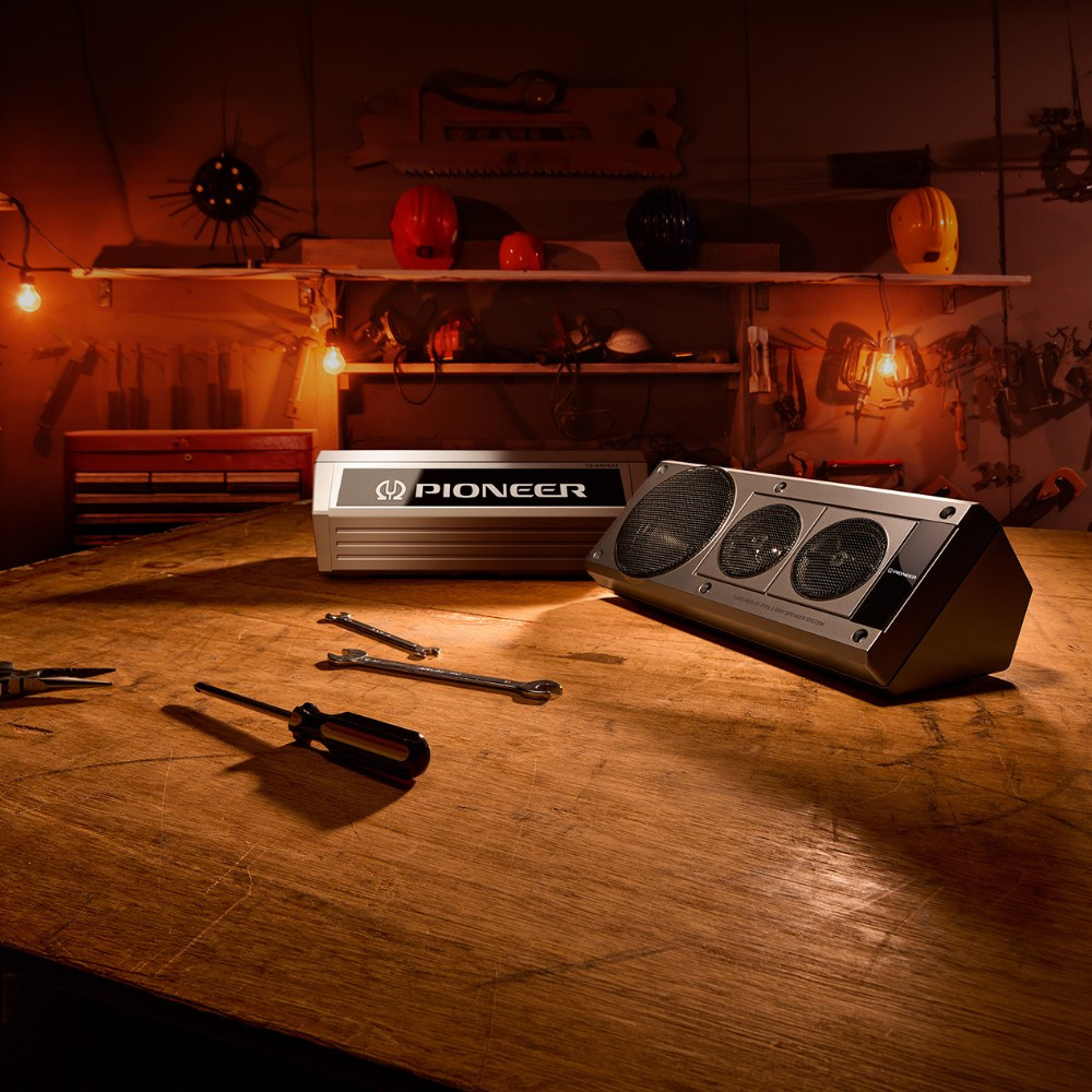 Pioneer TS-X40SXT 3-tiejakoset kaiuttimet retrodesignilla, pari