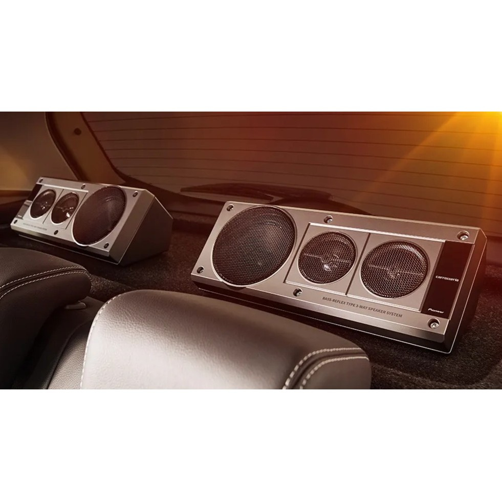 Pioneer TS-X40SXT 3-tiejakoset kaiuttimet retrodesignilla, pari