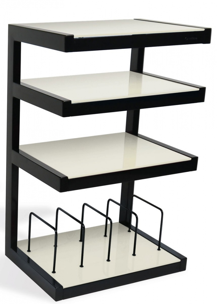 Norstone Esse Hifi Vinyl, vit stereobänk