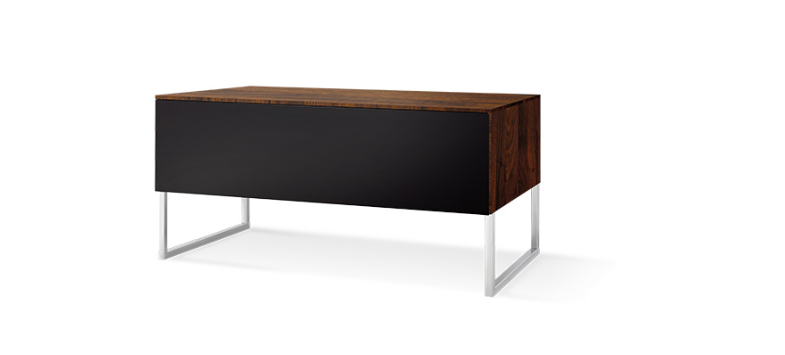 Norstone Khalm, TV/mediabänk äkta valnötsfanér