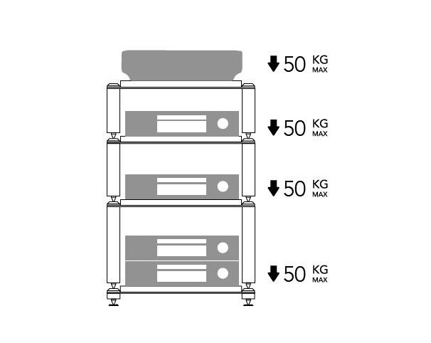 Norstone Kööpenhamina 1 hyllytaso, tammi