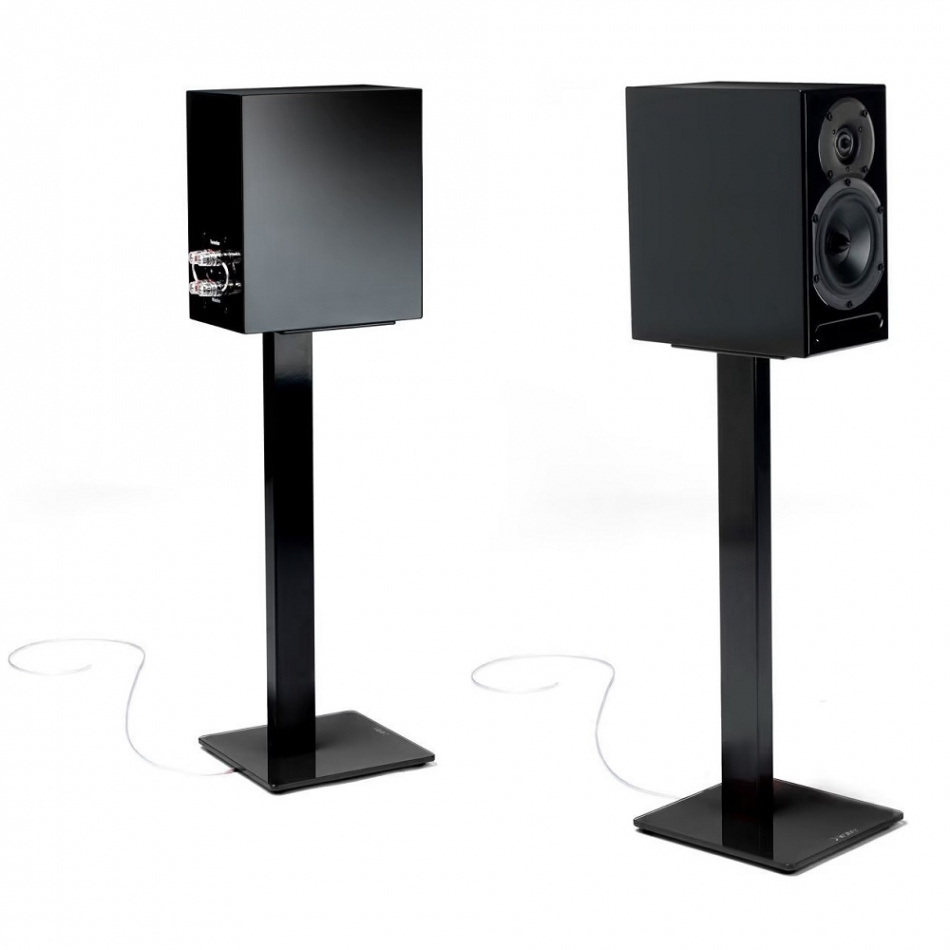 Norstone ESSE stand högtalarstativ 61 cm, mattsvart par 