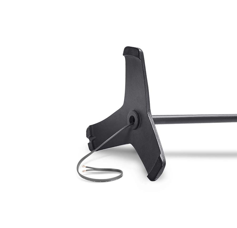 Norstone Finn Edge mustat kaiutinjalustat, pari