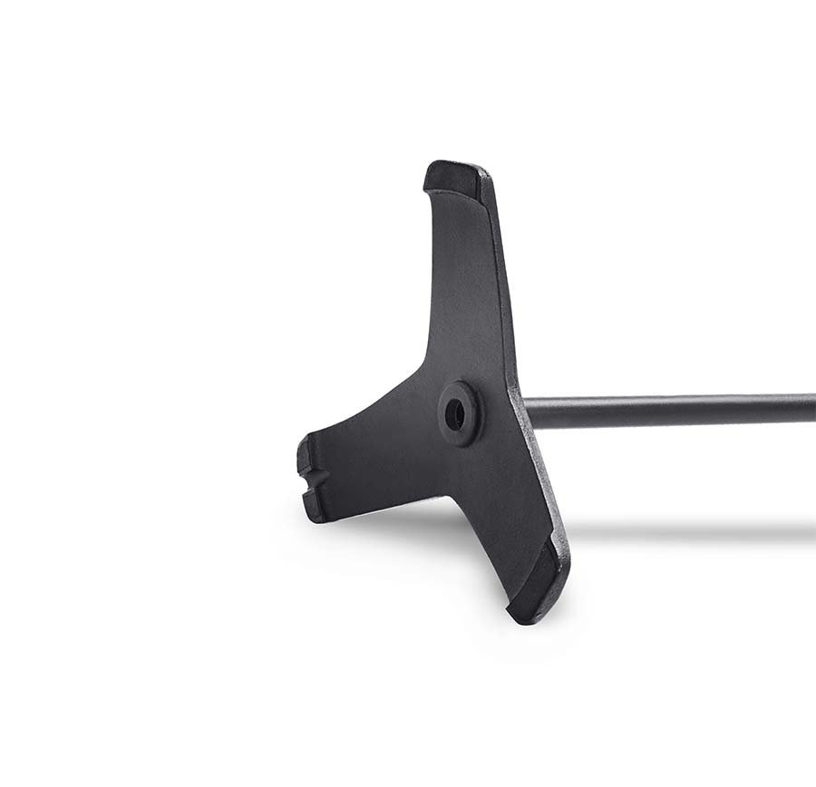 Norstone Finn Edge mustat kaiutinjalustat, pari