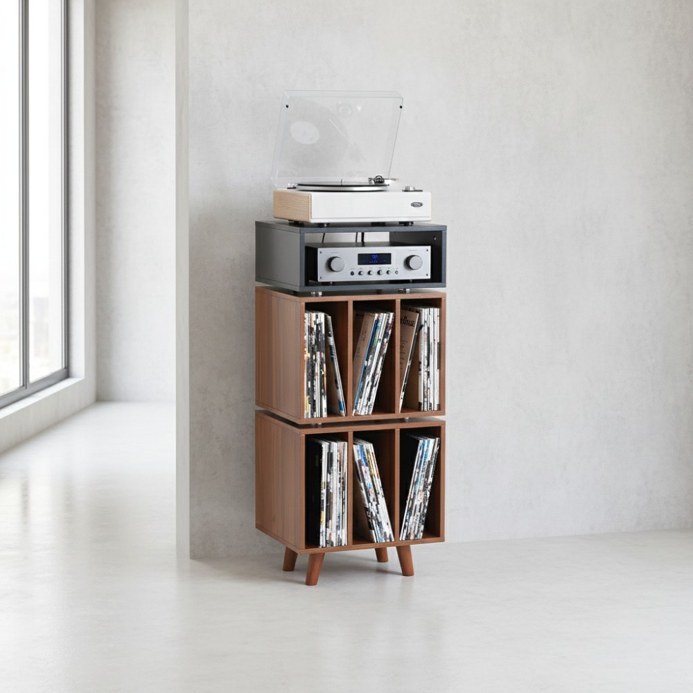 Norstone Stockholm 1100, musta/pähkinä