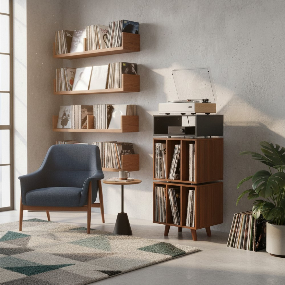 Norstone Stockholm 1100, musta/pähkinä