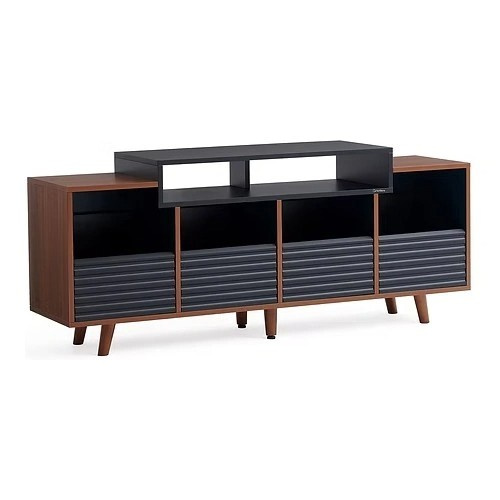 NorStone Oslo Vinyl 1600 mediataso musta/pähkinä