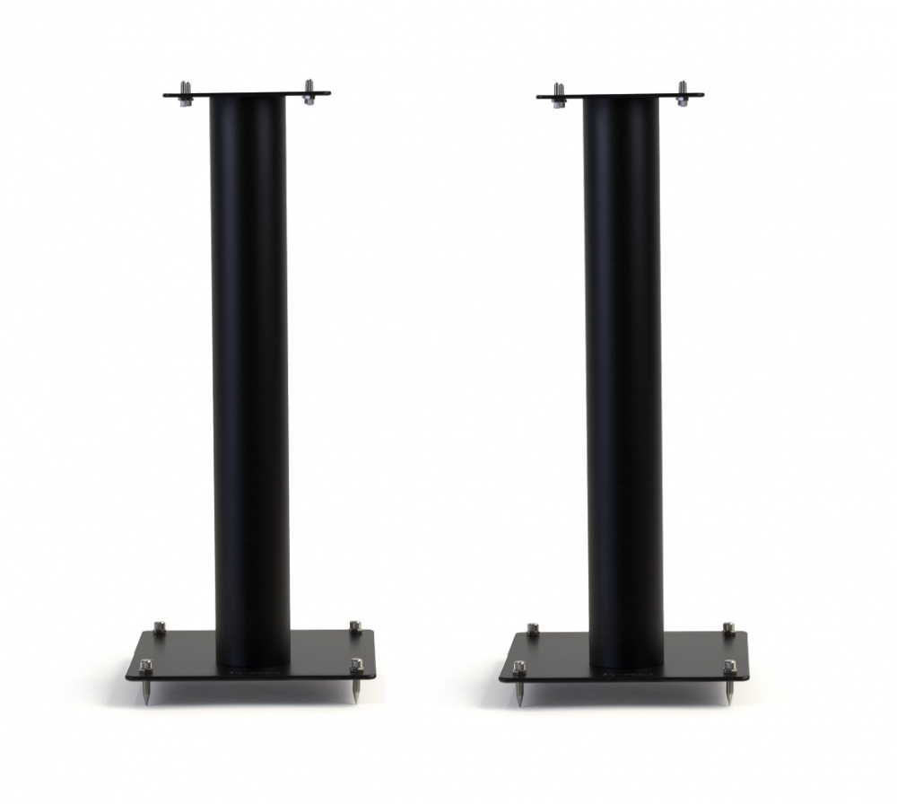 Norstone Stylum 2, högtalarstativ mattsvarta 60 cm höga