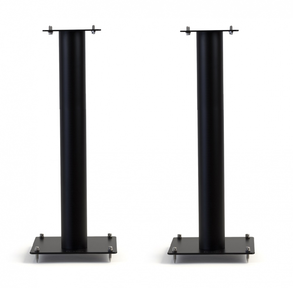 Norstone Stylum 3, högtalarstativ mattsvarta 80 cm höga