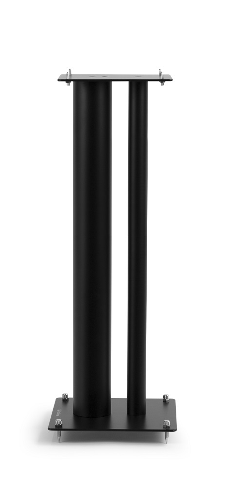 Norstone Stylum 3, högtalarstativ mattsvarta 80 cm höga