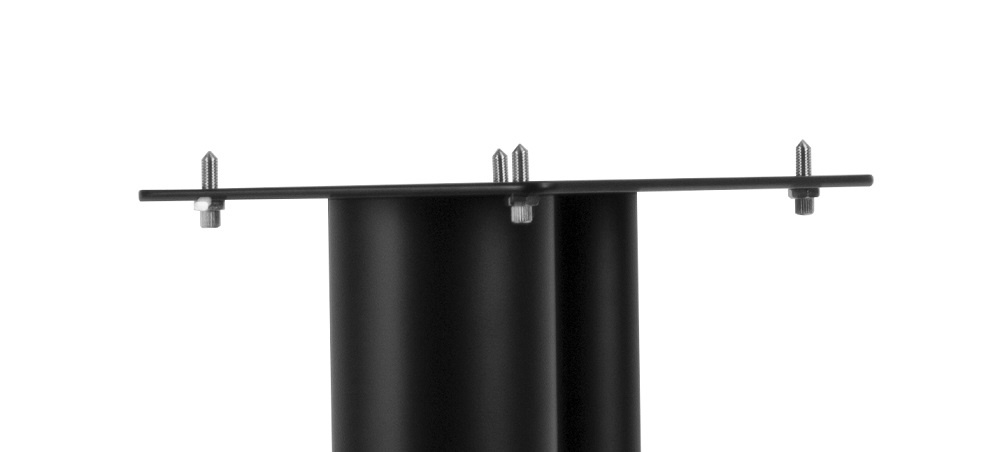 Norstone Stylum 3, högtalarstativ mattsvarta 80 cm höga