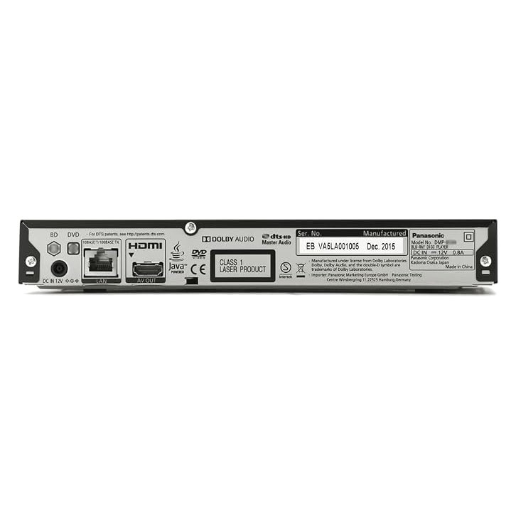 Panasonic DMP-BDT167AG BluRay-soitin