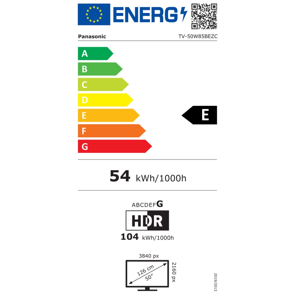 Panasonic TV-50W85BEZC, 50-tuumainen 4K QLED-TV Fire TV:llä