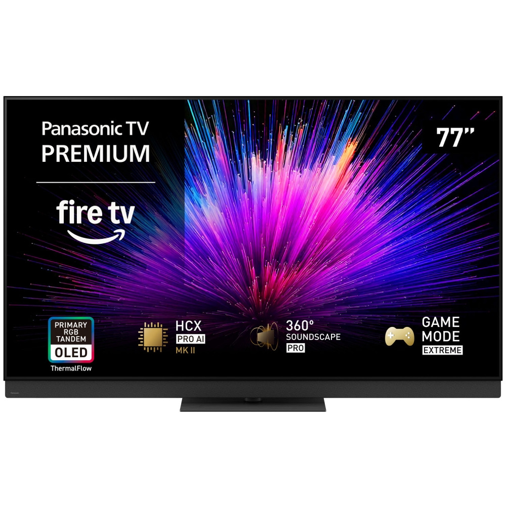 Panasonic TV-77Z95BEGA, 77-tuumainen 4K OLED-TV, jossa Fire TV