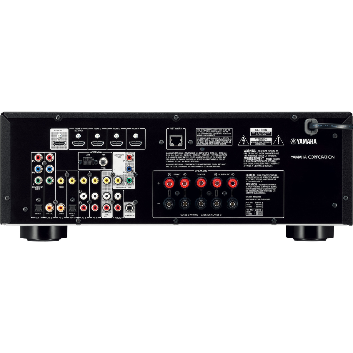 Yamaha HTR-4065 Svart