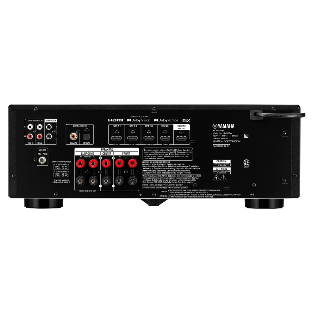Yamaha RX300A kotiteatterivahvistin, musta