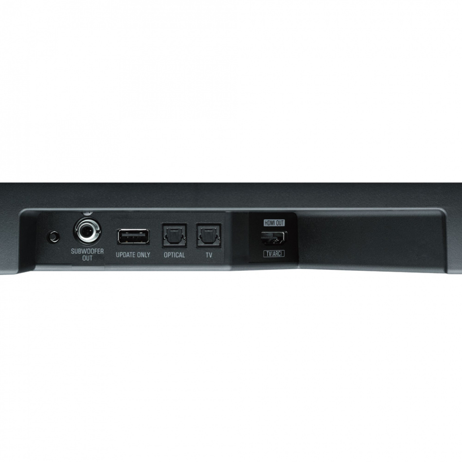 Yamaha SR-B20 musta soundbar HDMI ARC:lla, musta