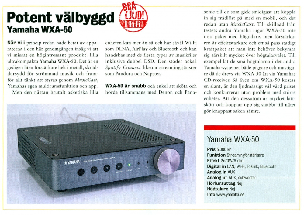Yamaha WXA-50