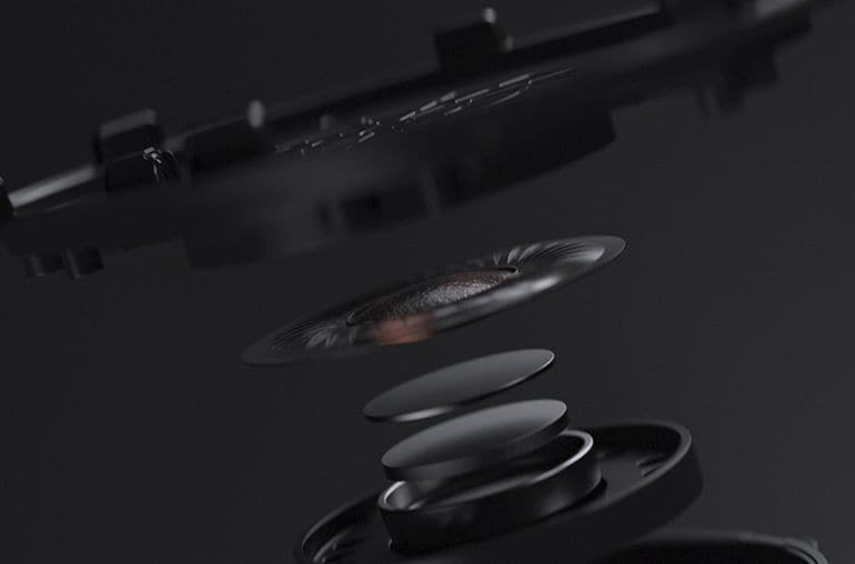 Yamaha YH-E700B svart, trådlösa brusreducerande hörlurar