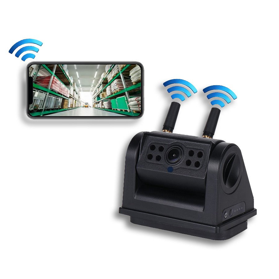 Macrom CAMWBR, langaton peruutuskamera akulla