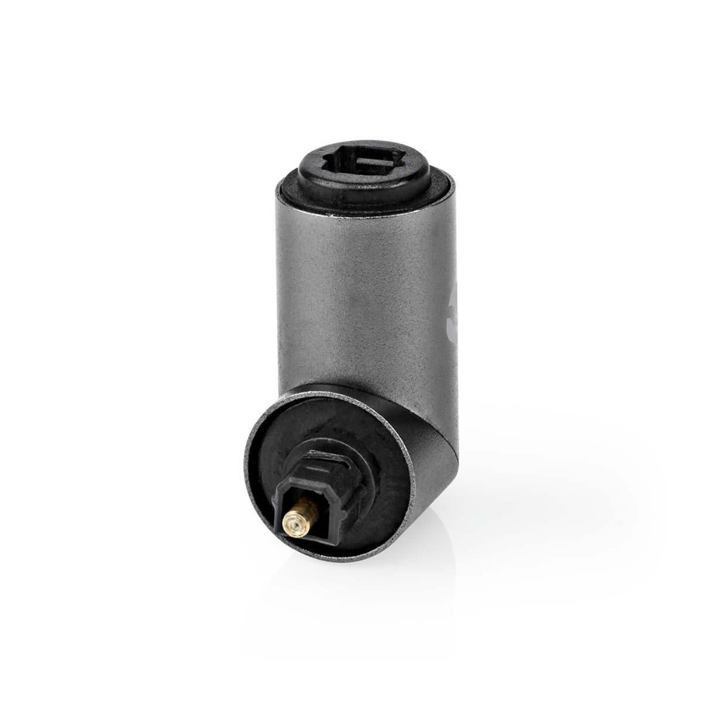 Nedis kulmallinen TosLink-sovitin, uros–naaras, 90°