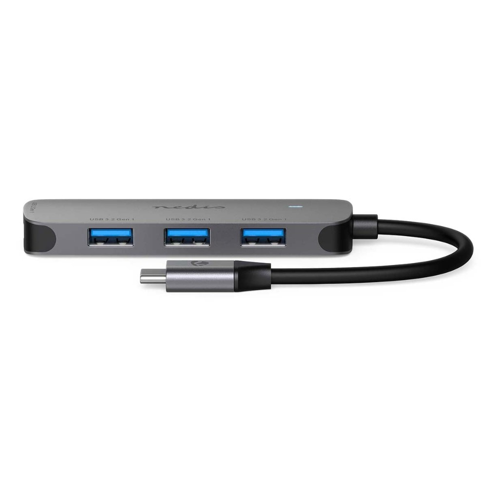 Nedis USB-C-keskitin, 4 USB-A-porttia, 5 Gbit/s