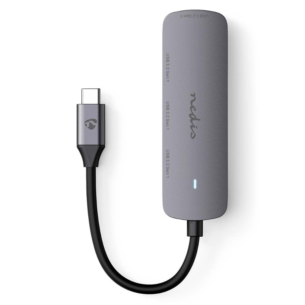 Nedis USB-C-keskitin, 4 USB-A-porttia, 5 Gbit/s