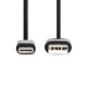 Nedis USB-A–USB-C-kaapeli, 15 W, 3 metriä Nedis USB-A–USB-C-kaapeli, 15 W, 3 metriä