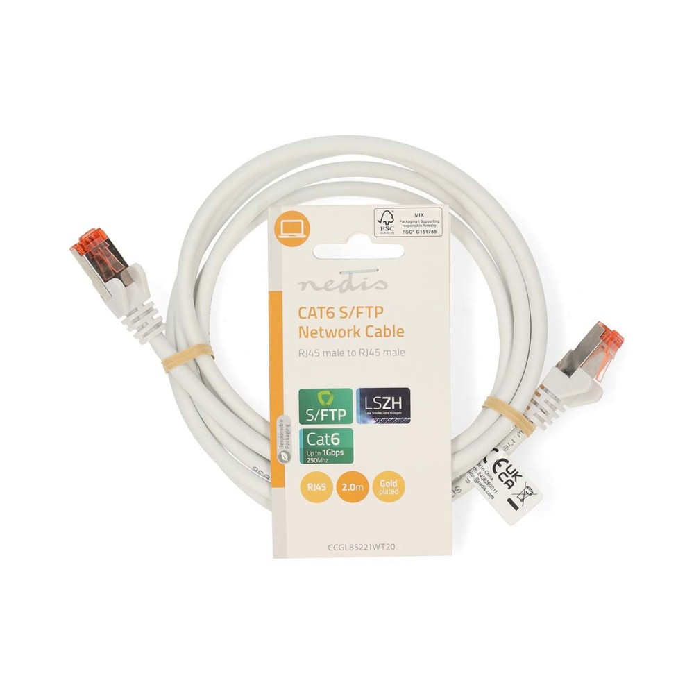 Nedis CAT6 S/FTP-verkkokaapeli, 2 metriä
