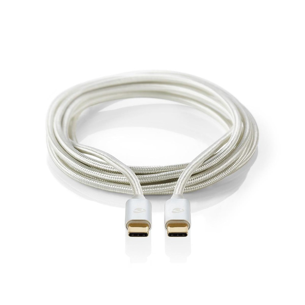 Nedis USB-C-kaapeli, 100 W, 480 Mbit/s, 2 metriä