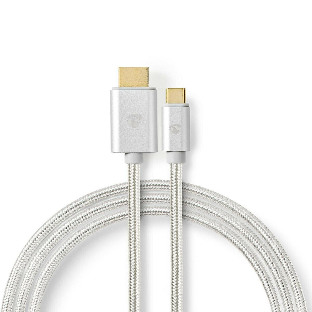 Nedis USB-C–HDMI-kaapeli, 4K/60 Hz, 2 metriä