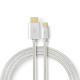 Nedis USB-C–HDMI-kaapeli, 4K/60 Hz, 2 metriä Nedis USB-C–HDMI-kaapeli, 4K/60 Hz, 2 metriä