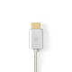 Nedis USB-C–HDMI-kaapeli, 4K/60 Hz, 2 metriä Nedis USB-C–HDMI-kaapeli, 4K/60 Hz, 2 metriä