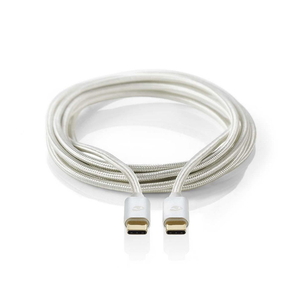 Nedis USB-C-kaapeli, 100 W, 5 Gbit/s, 1 metri