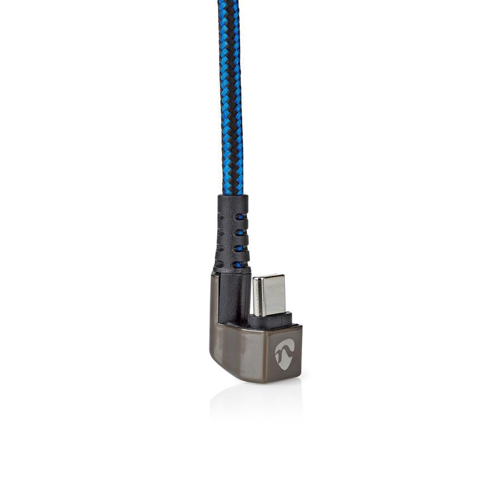 Nedis USB-A–USB-C-kaapeli, 180°-liitin, 2 metriä