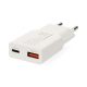 Nedis WCH-A20 GaN-seinälaturi 20 Watt, valkoinen Nedis WCH-A20 GaN-seinälaturi 20 Watt, valkoinen