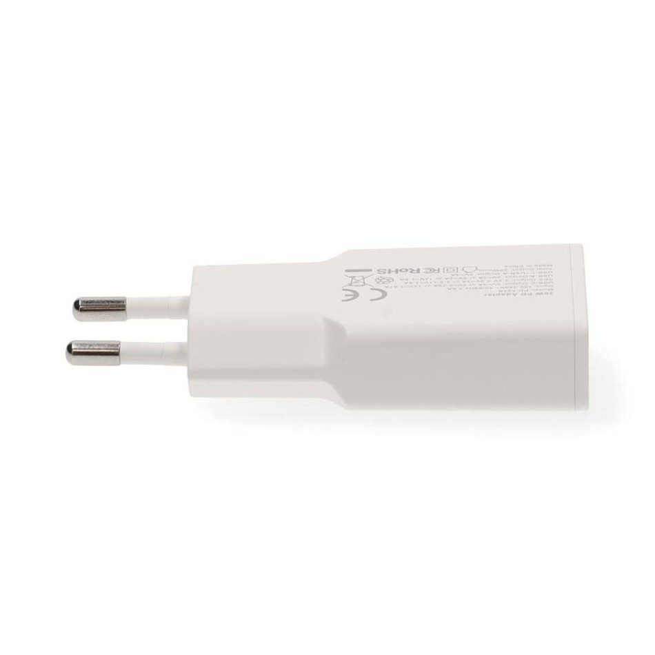 Nedis WCH-A20 GaN-seinälaturi 20 Watt, valkoinen