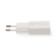 Nedis WCH-A20 GaN-seinälaturi 20 Watt, valkoinen Nedis WCH-A20 GaN-seinälaturi 20 Watt, valkoinen