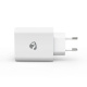 Nedis USB-A-seinälaturi, 4 porttia, 24 W, valkoinen Nedis USB-A-seinälaturi, 4 porttia, 24 W, valkoinen